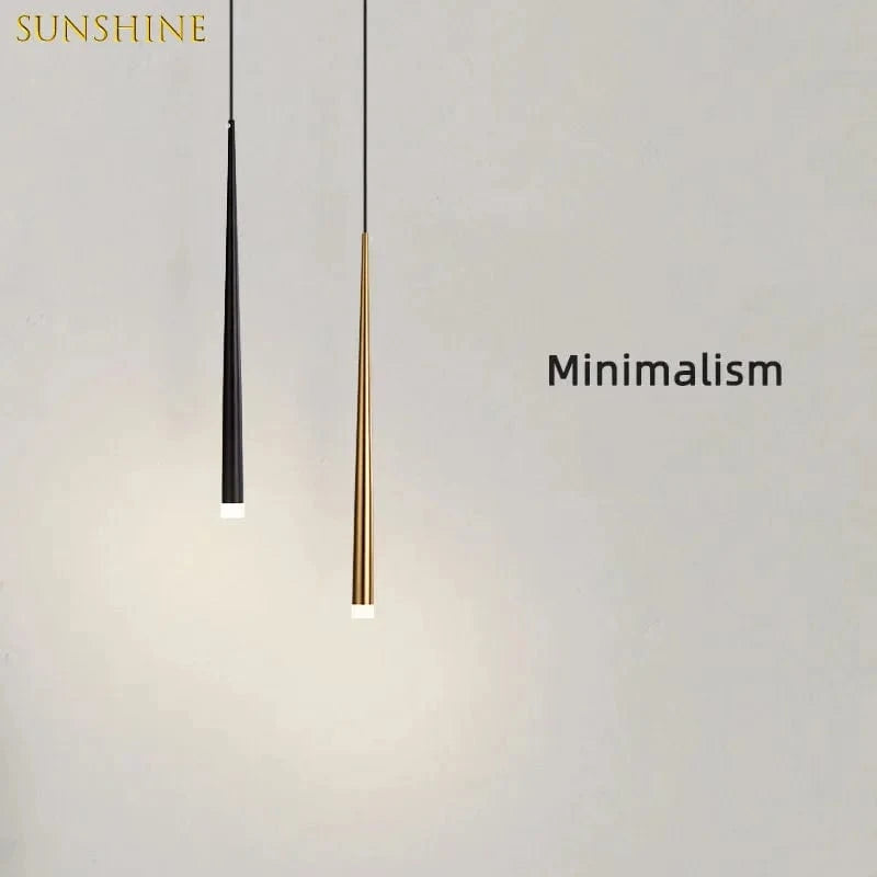 Suspension Nordique moderne LED pour chambre et salon - Tube lumineux 7W | Marco Lucetti