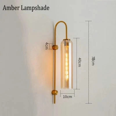 Suspension Nordique Moderne | Marco Lucetti Applique Ambre / Pas d&#39;ampoule / Chine