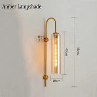 Suspension Nordique Moderne | Marco Lucetti Applique Ambre / Pas d&#39;ampoule / Chine