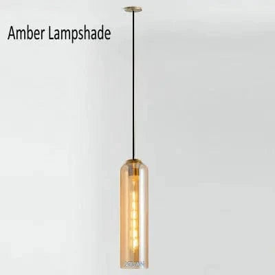 Suspension Nordique Moderne | Marco Lucetti Lampe à Suspension Ambre / Pas d&#39;ampoule / Chine