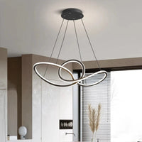 Suspension Nordique Post-Moderne en Aluminium avec Anneau LED | Marco Lucetti