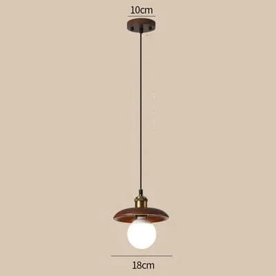 Suspension nordique pour Restaurant - NordicLights | Marco Lucetti Noyer 18cm