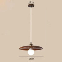 Suspension nordique pour Restaurant - NordicLights | Marco Lucetti Noyer 35cm
