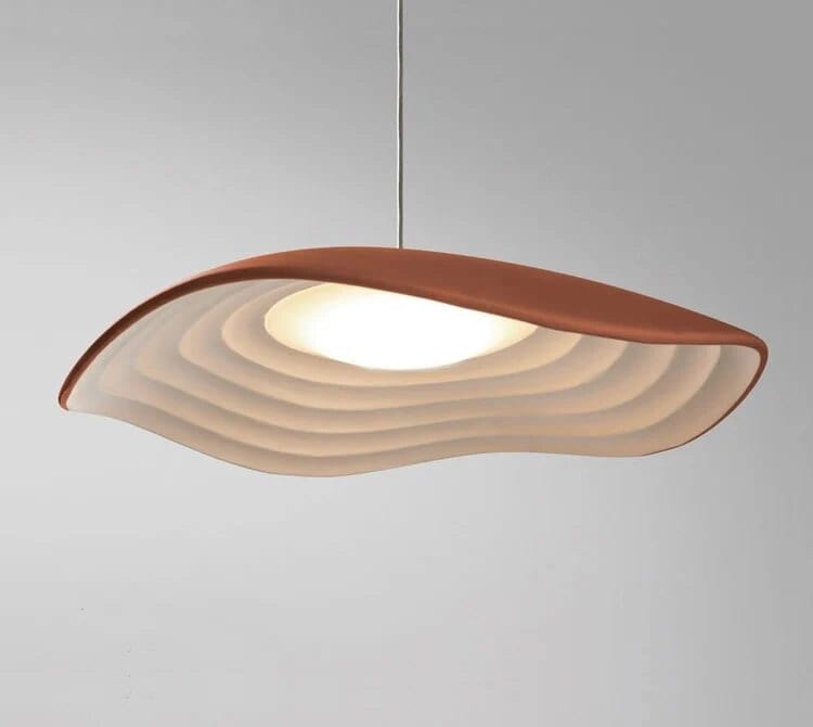 Suspension nordique pour un design de restaurant. | Marco Lucetti C extérieur orange / D40cm / Chaud