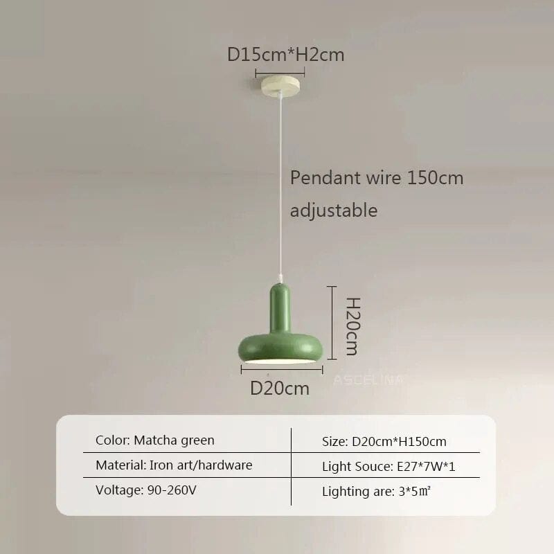Suspension Nordique Rétro Bauhaus Blanc | Marco Lucetti 1G / Sans ampoule