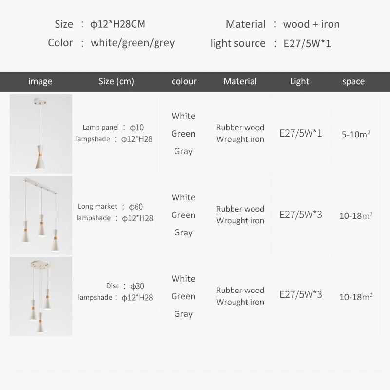 Suspension nordique Trio Lumière | Marco Lucetti