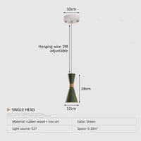 Suspension nordique Trio Lumière | Marco Lucetti Vert / Lumière chaude