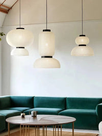 Suspension Nordique Vertigo Lustre  - Éclairage Moderne en Tissu de Soie | Marco Lucetti