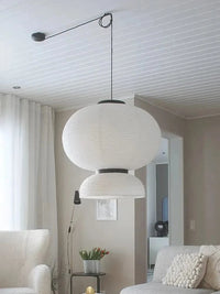 Suspension Nordique Vertigo Lustre  - Éclairage Moderne en Tissu de Soie | Marco Lucetti