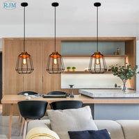 Suspension Nordique Vintage en Fer - Idéale pour Restaurants et Cafés | Marco Lucetti