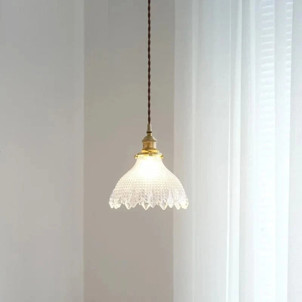 Suspension Nordique Vintage en Verre et Laiton - Luminaire Décoratif de Style Scandinave | Marco Lucetti Titre par défaut