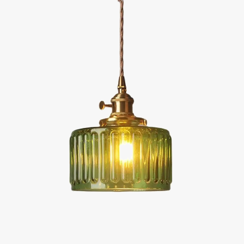 Suspension nordique vintage rustique en cuivre Wabi-Sabi Luminaire - Édition Limitée