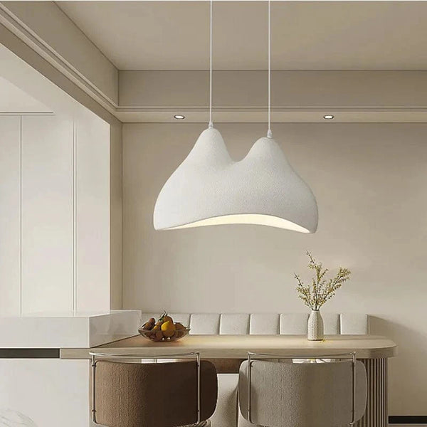 Suspension Nordique Wabi Sabi LED - Design Restaurant Style Crème Maison Décoration | Marco Lucetti