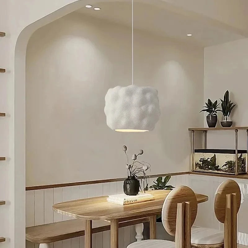 Suspension nordique Wabi Sabi Style crémeux E27 pour Restaurant Bar Lounge | Marco Lucetti