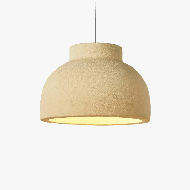 Suspension Nordique Wabi Sabi Style - Lumières LED modernes - Crème Vert/Jaune E27 | Marco Lucetti