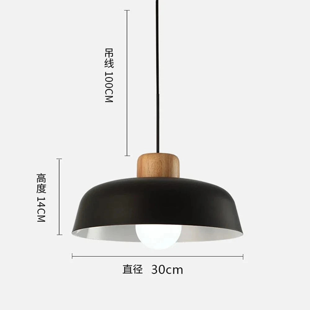 Suspension nordiques en bois et aluminium - Nordic Design | Marco Lucetti Noir