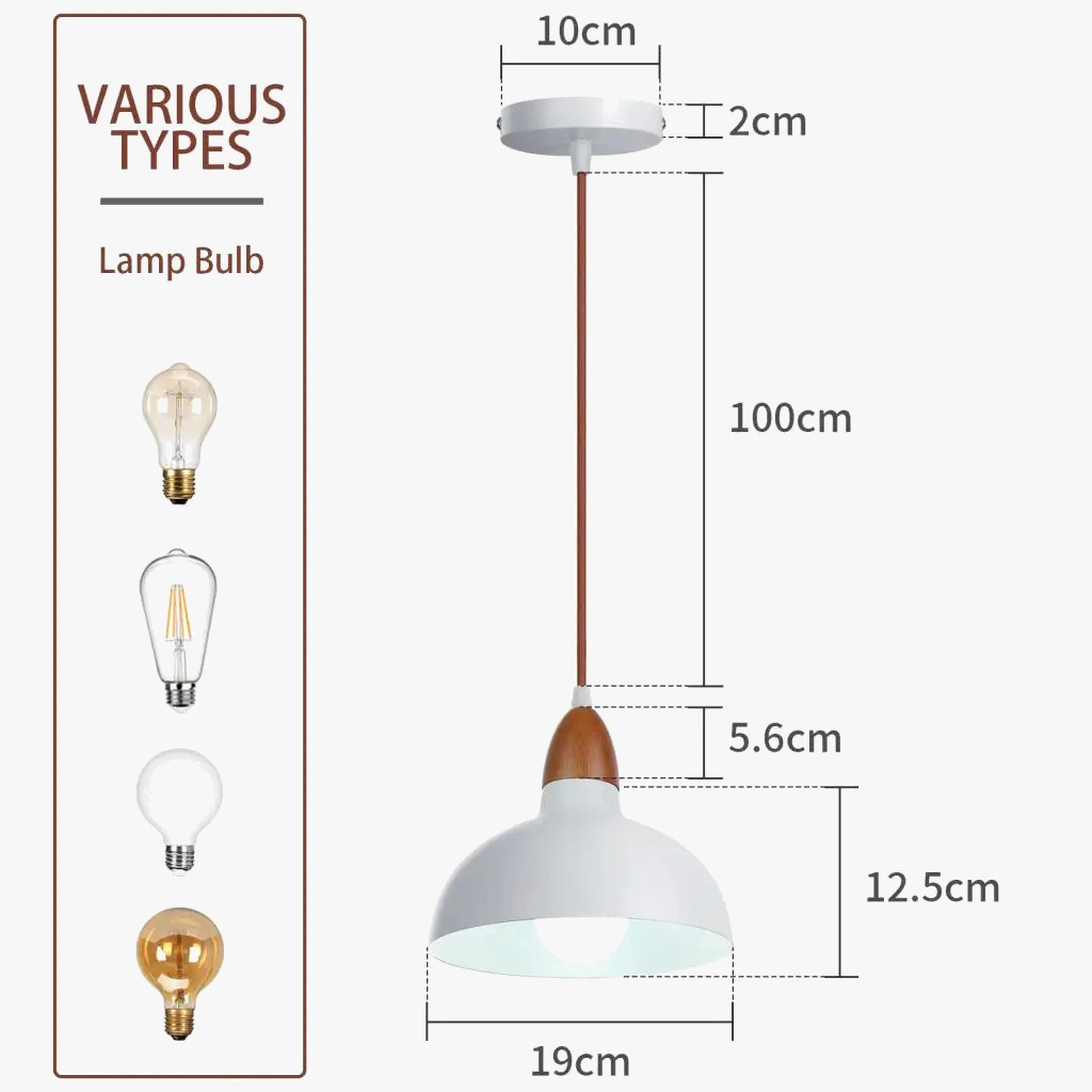 Lustre Suspension Nordiques Industrielles pour Salon Salle à Manger Cuisine