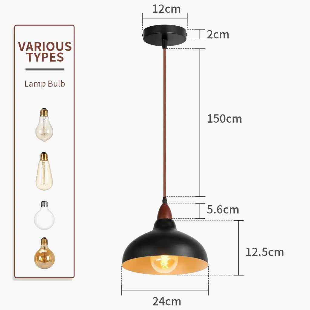 Lustre Suspension Nordiques Industrielles pour Salon Salle à Manger Cuisine