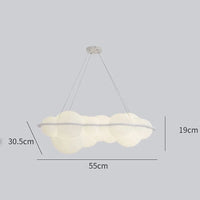 Suspension Nuvola Nordique Nuages LED - Décoration Design Italien | Marco Lucetti 55 cm / Lumière froide