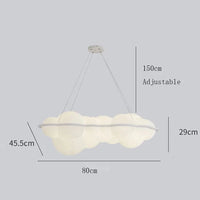Suspension Nuvola Nordique Nuages LED - Décoration Design Italien | Marco Lucetti 80 cm / Lumière froide