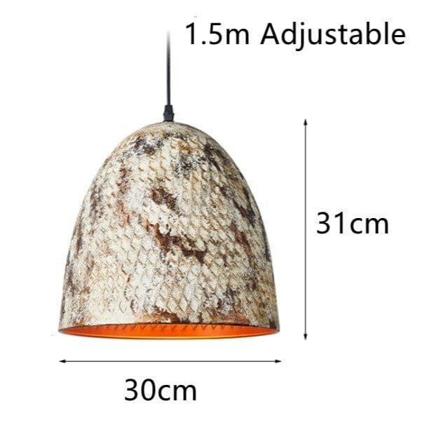 Suspension Orkhi Python Doré | Marco Lucetti