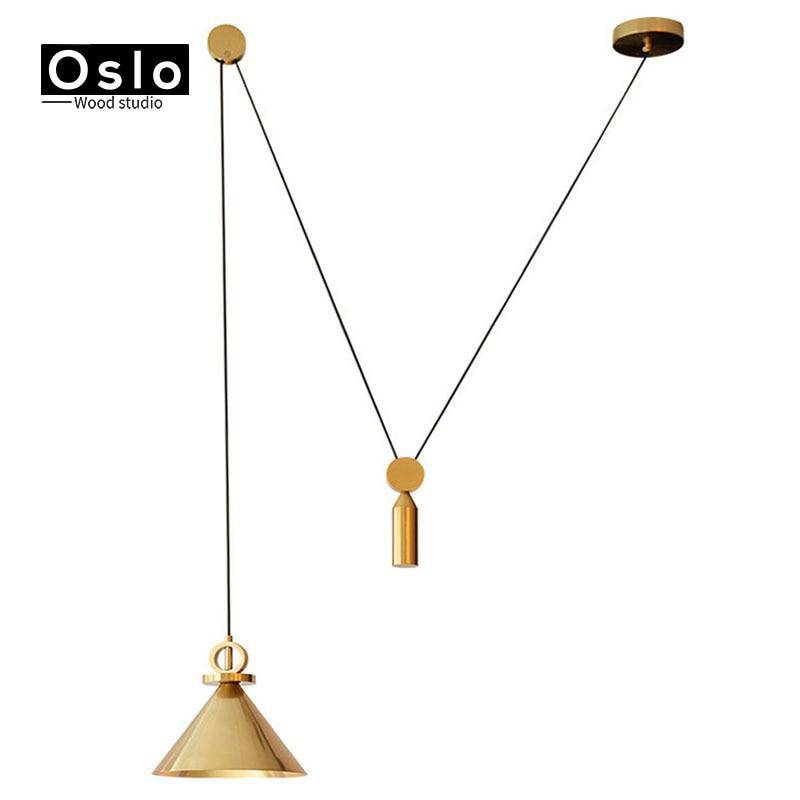 Suspension Oslo en métal avec fil long | Marco Lucetti