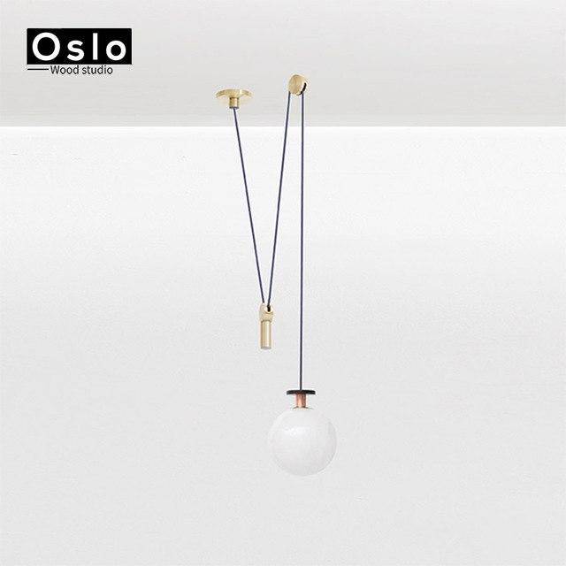 Suspension Oslo en métal avec fil long | Marco Lucetti B