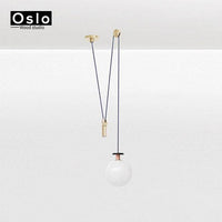 Suspension Oslo en métal avec fil long | Marco Lucetti B