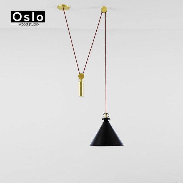 Suspension Oslo en métal avec fil long | Marco Lucetti E