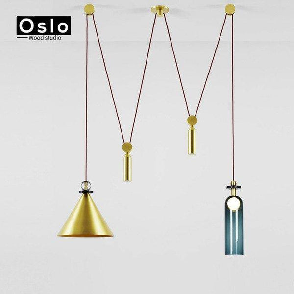 Suspension Oslo en métal avec fil long | Marco Lucetti G