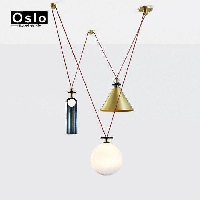 Suspension Oslo en métal avec fil long | Marco Lucetti H