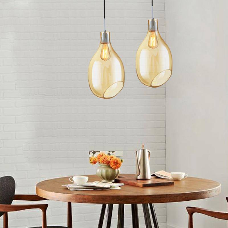 Suspension ovale en verre design | Marco Lucetti