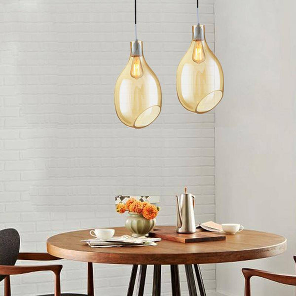 Suspension ovale en verre design | Marco Lucetti
