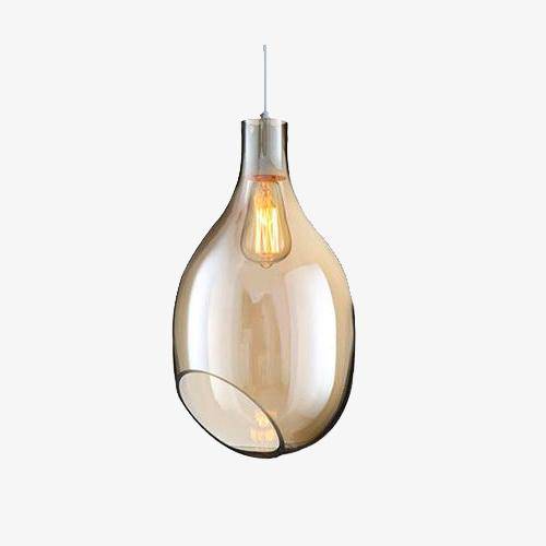Suspension ovale en verre design | Marco Lucetti