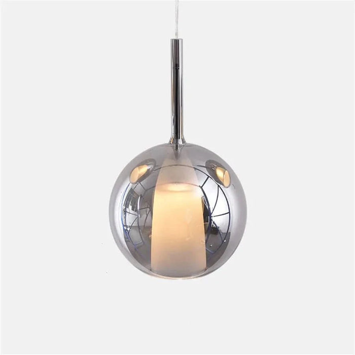 Suspension Penta Glo - Design Nordique Moderne en Verre | Marco Lucetti Gris fumé / Diamètre 25cm
