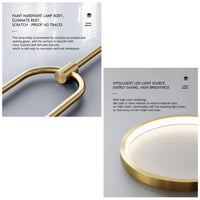 Suspension Plafonnier  Anneau Rond en Verre Moderne - Lustre Intérieur | Marco Lucetti
