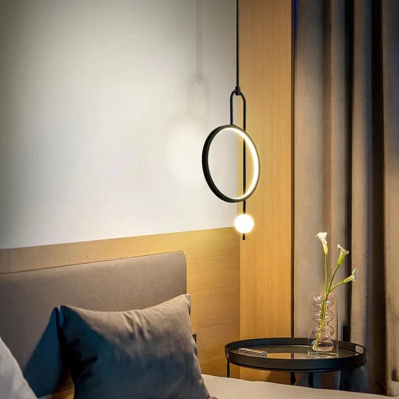 Suspension Plafonnier  Anneau Rond en Verre Moderne - Lustre Intérieur | Marco Lucetti