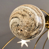 Suspension Planète Art Déco pour Enfants - Luminaires Suspendus en Métal | Marco Lucetti