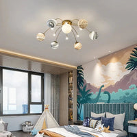 Suspension Planète Art Déco pour Enfants - Luminaires Suspendus en Métal | Marco Lucetti