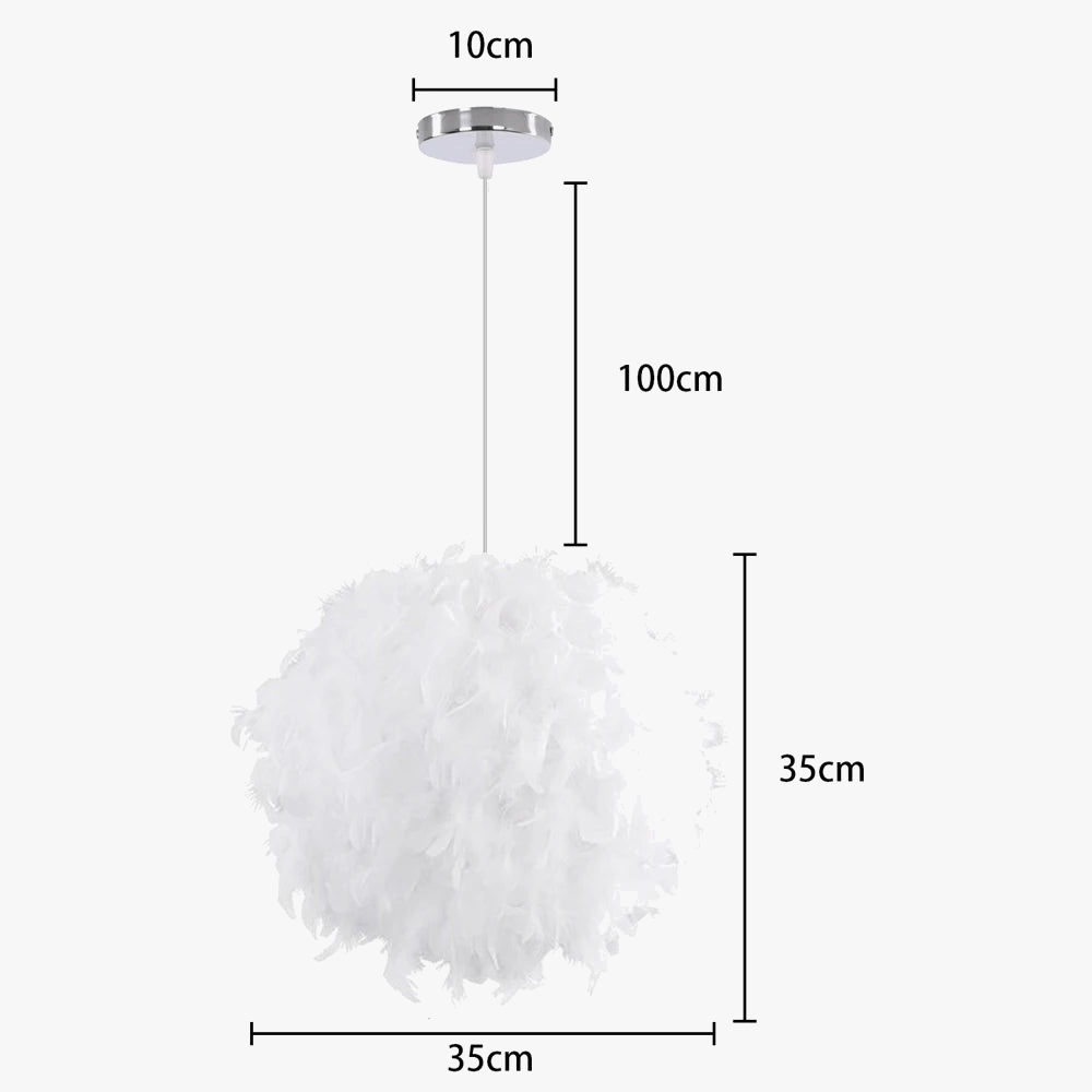 Suspension plume  - Élégance Moderne | Marco Lucetti
