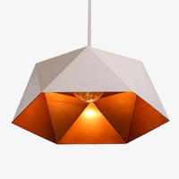 Suspension Polygon Diamond Blanc - Design Géométrique | Marco Lucetti Blanc