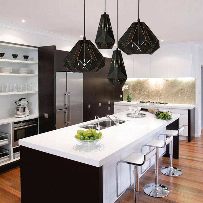 Suspension Polygonale Rustique Noire | Marco Lucetti