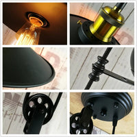 Suspension Poulie en fer Vintage Loft Antique | Marco Lucetti