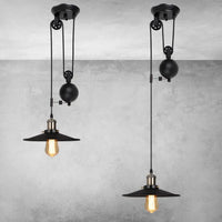 Suspension Poulie en fer Vintage Loft Antique | Marco Lucetti
