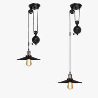 Suspension Poulie en fer Vintage Loft Antique | Marco Lucetti