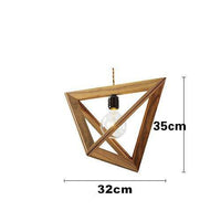 Suspension Pyramid Village en Bois | Marco Lucetti 32cm