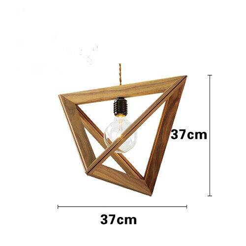 Suspension Pyramid Village en Bois | Marco Lucetti 37cm