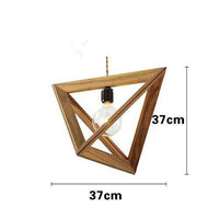 Suspension Pyramid Village en Bois | Marco Lucetti 37cm