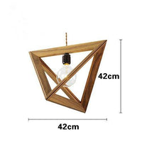 Suspension Pyramid Village en Bois | Marco Lucetti 42cm