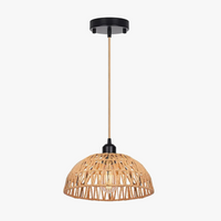 Suspension japonaise en rotin tricoté - Luminaria